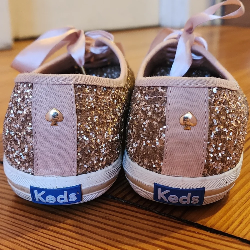 Kate Spade X Keds Pink Glitter Sneakers